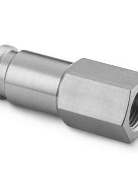 swagelok世伟洛克 SS-QTM2-D-4PF PTFE密封 快速接头1/4 NPT
