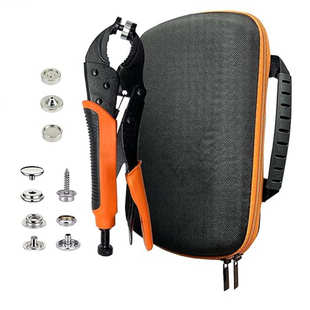 不锈钢螺丝大白扣按扣大力钳手压钳子安装 篷布金属四合扣 工具套装