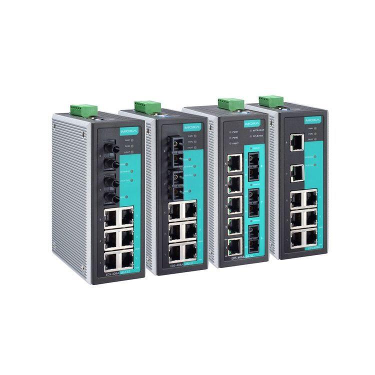 MOXA EDS-408A-SS-SC-T 8 端口入门级网管型工业以太网交换机