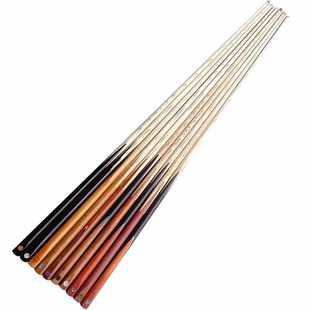 批发台球公杆加重小头桌球杆中式黑八斯诺克球杆台球美式大头杆