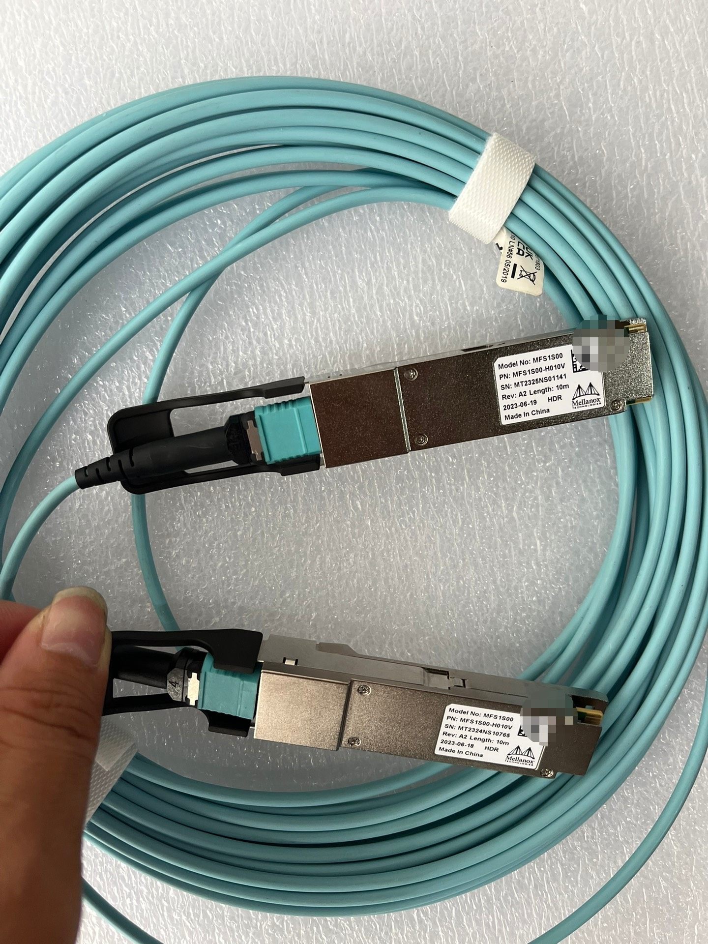 Mellanox迈络思 MFS1S00-H010V AOC光