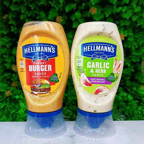 英国进口好乐门汉堡酱蒜香酱蛋黄HELLMANNS BURGER GARLIC SAUCE