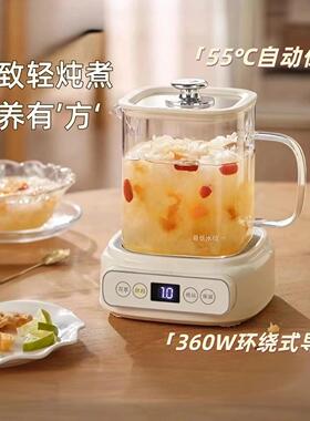 多功能保温炖煮一体全自动玻璃养生壶小型一人煮花茶养生壶煮水壶