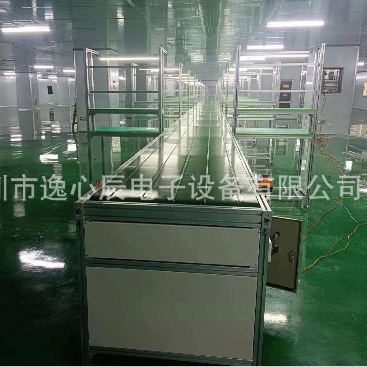 超大屏LED玻璃显示器生产线 总装输送差速线 全套设备厂家3D建模