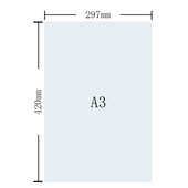 A3透明浅色 水性喷墨水转印纸 喷墨水转印纸 喷墨打印水转印纸