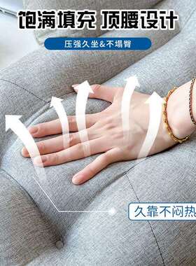 颈简YK-C123约座椅加高室护腰护靠垫人体工学办公椅子坐腰靠久靠