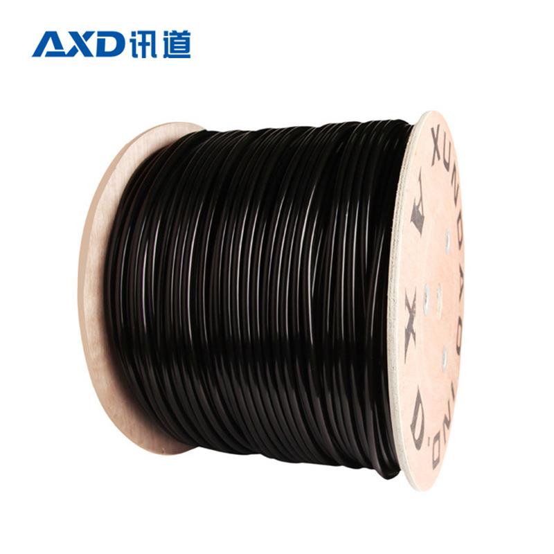 cat5e五类耐寒防水护连网线双层线网络接线国QMD标套弱电线户外