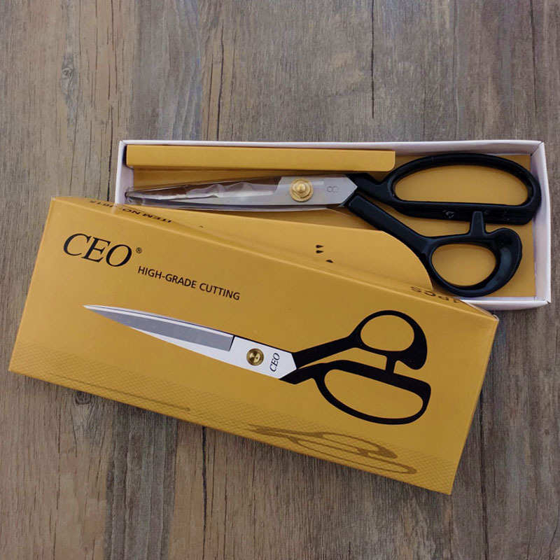 CEO裁缝剪8-12寸专用裁衣服布料大剪子工具 民用裁缝剪刀批发