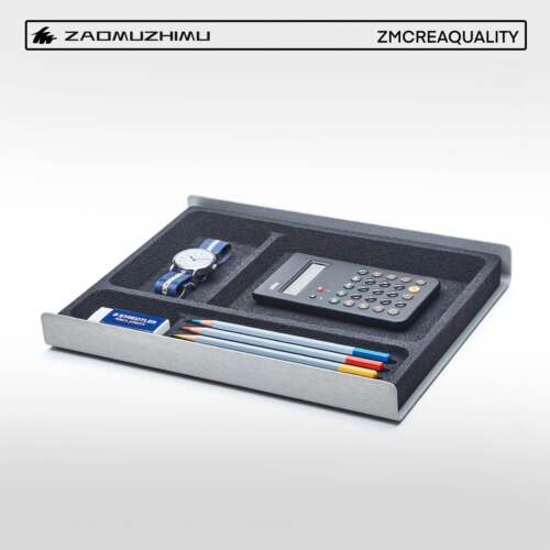 【ZO】G桌M面置物C托盘U ED收纳桌面分类软木铝合金