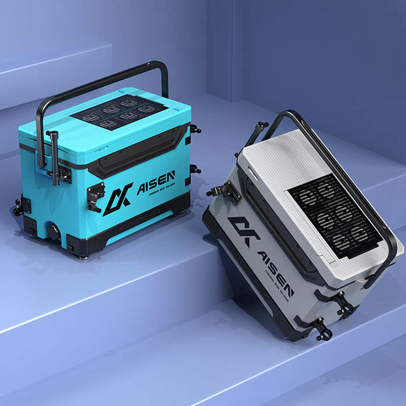 爱森S9钓箱2024新款全套超轻鱼箱可坐多功能32L钓鱼箱垂钓保温箱