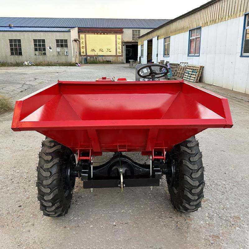 式轮式翻小斗车型工YMU地液压式矿吨用自卸车1吨2短途运输前卸蹦