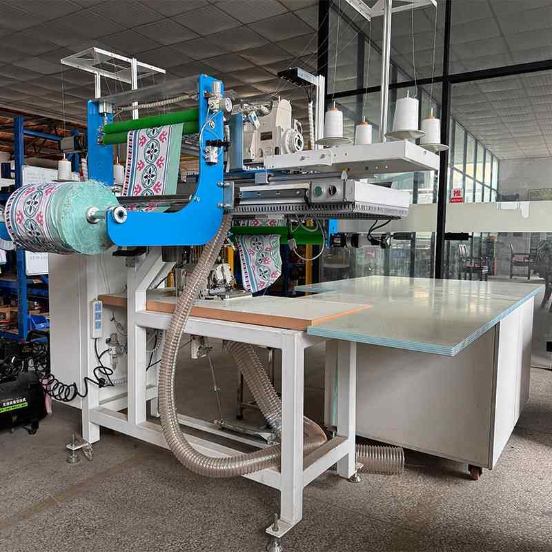 纫床垫床笠笠缝机 床裙自边 床罩机床单机包缝机绷缝机BUS 动床笠