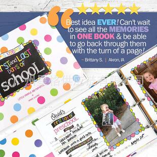 跨境新品Easiest School Days Memory Album轻松校园时光回忆相册