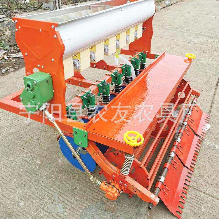 9行机小麦播种机宽幅播种油条机青海菜蚕豆播种宽幅2.0米大驾圆盘