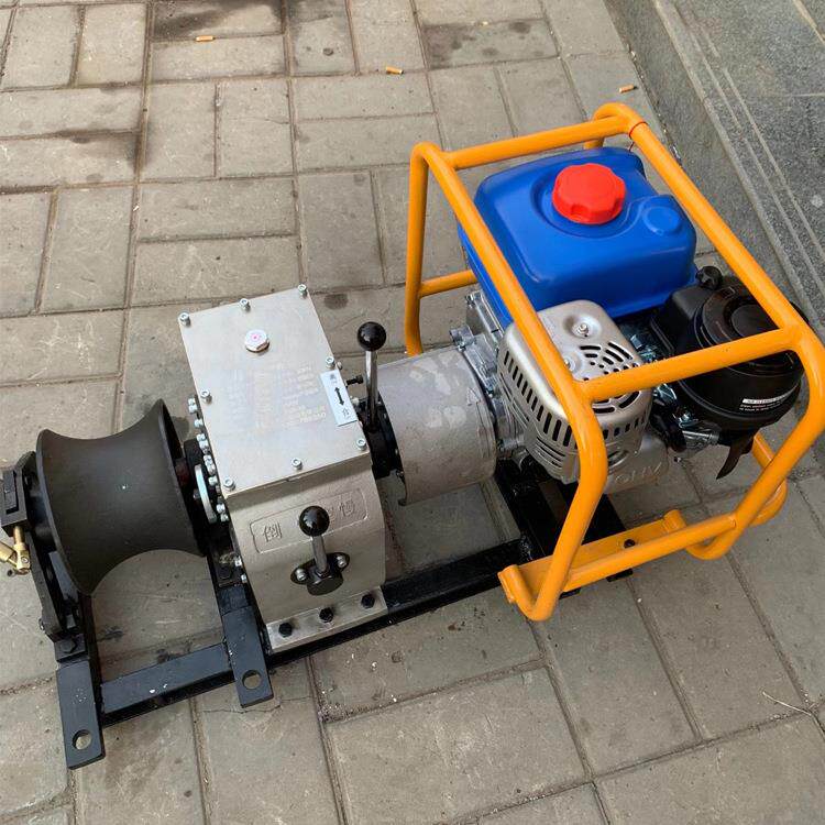 汽油柴油机动绞磨机 3吨卷扬机 5吨快中快施工绞磨放线