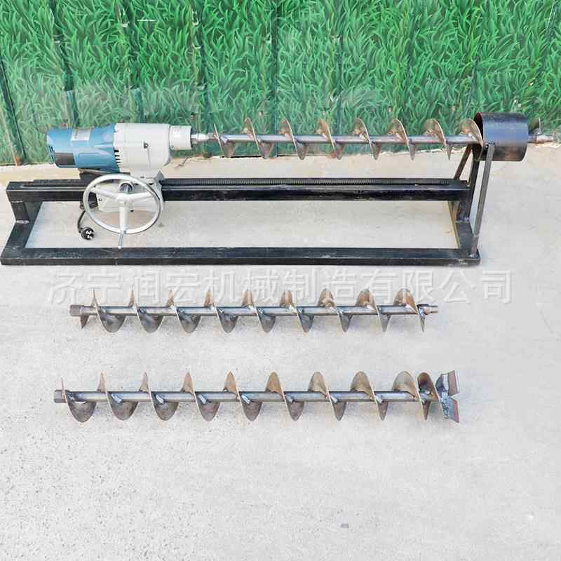 西北沙土地打孔钻机 管道过路马路钻孔机 顶管机地下管路钻眼机