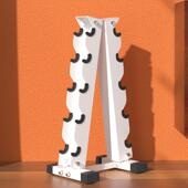 纳哑铃架子家用商用小支套装 哑铃架三层架托收哑铃 健身房哑铃男士