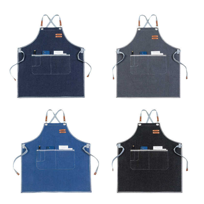 水果拼盘KTV服务员夏季牛仔棉双肩扣围裙定制logo工作服文化衫字,家庭/个人清洁工具,围裙套装,淘宝优惠券,粉丝福利购,淘宝优惠卷