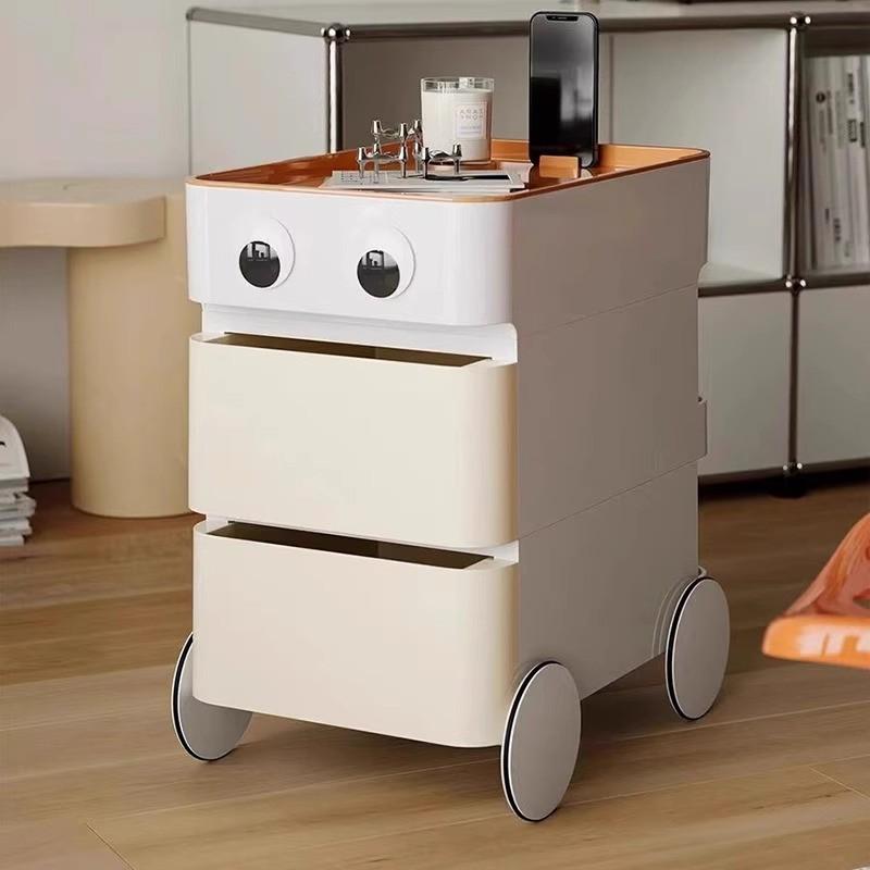 北欧创意沙发边几网红简约ins推车收纳可移动现代小户型茶几角几