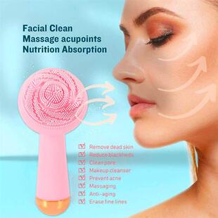 Touch Flawless Cleanse Silicone Face Scrubber and Cleanser