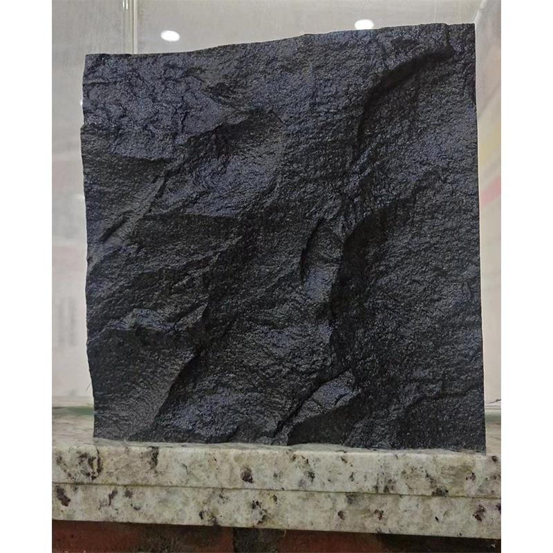 福顶黑金砂花岗石窗台石芝麻黑石材家装别墅天然石地板楼梯踏步石