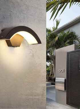 户外防水壁灯简约庭灯体阳别院墅庭院走廊STL——0人感应灯台楼梯