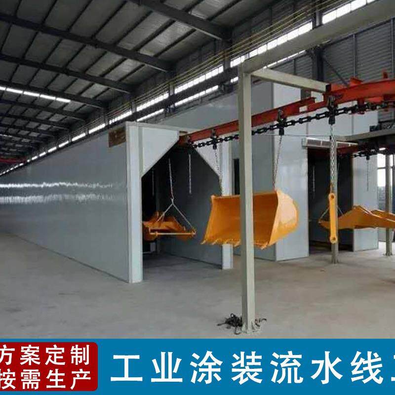 喷塑流水线喷涂生产线静电涂装设备悬挂流水线喷粉油漆设备定.制