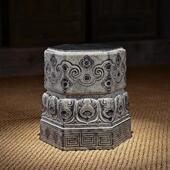 庭院户外彷古圆人造石凳室外大门口石台石墩子底座石鼓单个摆件