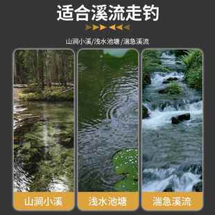 鱼钩七星漂线组 溪流钓线组野钓小鲫鱼石斑白条鳑鲏马口三粒漂金袖