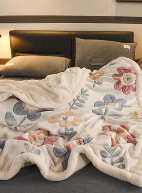 [折扣价】71TX毛毯加厚冬季珊瑚绒绒毯毯子床单午睡婴儿被子沙发