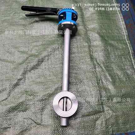 D343WH-16P不锈钢加长阀杆耐高温双法兰金属硬密封蝶阀DN125200