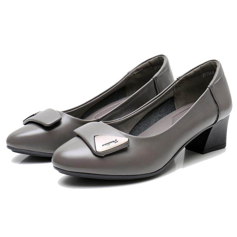 高档单鞋女低跟夏中季妈妈鞋真皮软底子老年老人皮鞋闲休舒适防滑,女鞋,浅口单鞋,淘宝优惠券,粉丝福利购,淘宝优惠卷