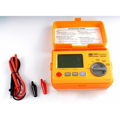泰仕TES-1601兆欧表高阻计TES-1604数字绝缘电阻表