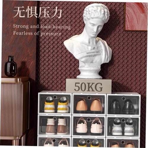 Transparent plastic shoe box dustproof Shoes cabine drawer