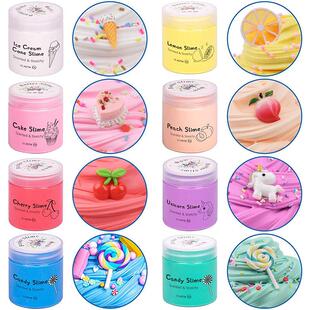 DIY Soft Cloud Scent Kit sticky Fruit Slime Butter Non