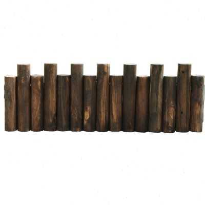 防腐木花园围栏栅栏室外装饰木桩围墙护栏户外庭院花坛插地小篱笆