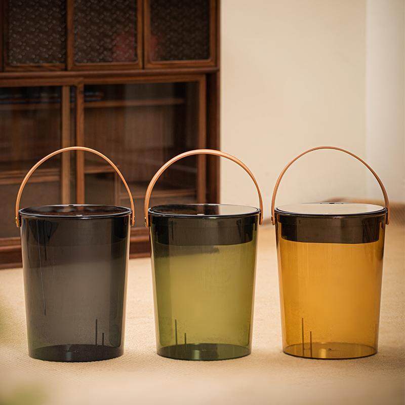 国风茶水桶茶渣分离过滤排水桶茶台垃圾筒功夫茶具配件家用废水桶