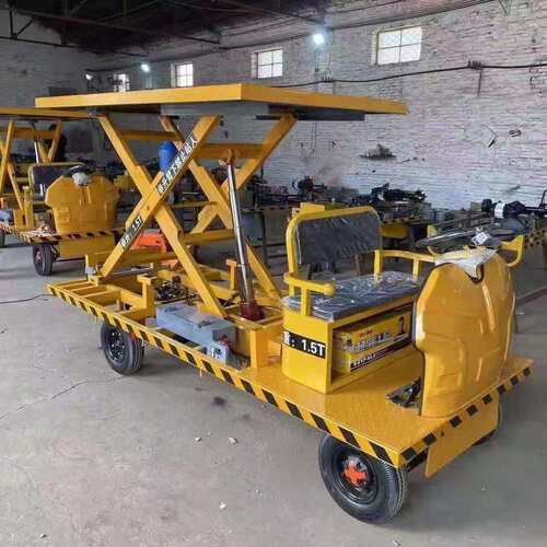 电动三轮升降车剪叉式升降机液压升降平台移动式高空作业车送货
