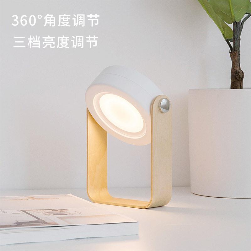 跨境创意学生卧室学习 台灯 简约护眼床头摆件迷你宿舍灯笼灯