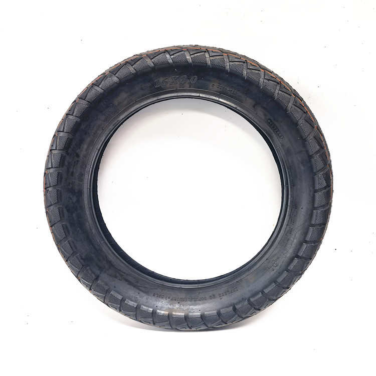 16寸3.00-12工程摩托车电动车轮胎16x3.0（76-305）加厚橡胶外胎