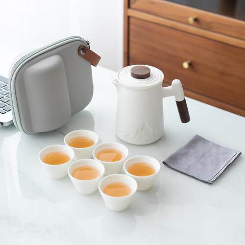旅行茶具便携式快客杯户外旅游喝茶装备功夫泡茶壶茶杯随身包套装