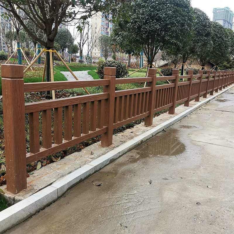 江西水泥仿木护栏成品混泥土栏杆河道水泥仿木栏杆花园护栏
