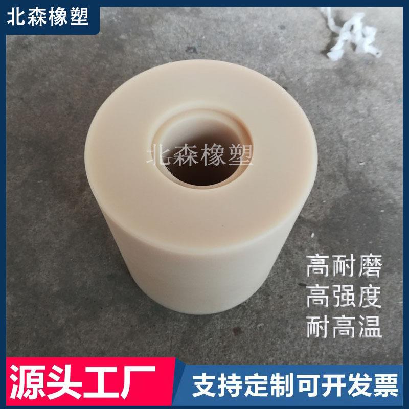 起重机滑轮耐磨尼龙皮带轮尼龙导向多槽轮PA66尼龙被动轮尼龙托轮