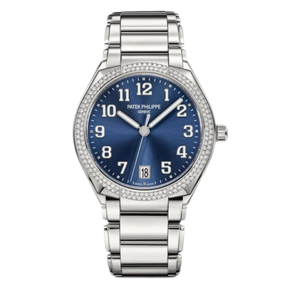 盒证[9.8新]百达翡丽TWENTY~4系列钢/镶钻自动机械手表女7300