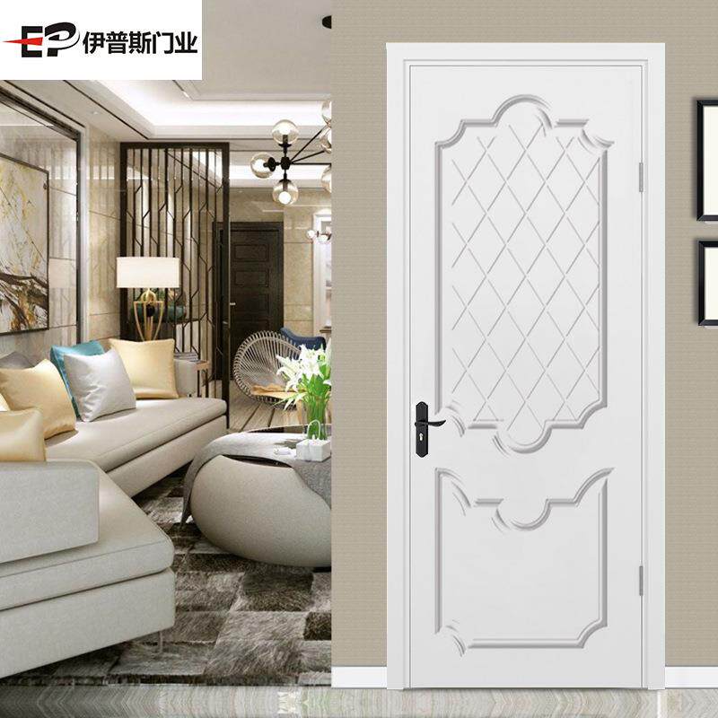 厂家供应实木复合门套装门烤漆门平开门室内隔音可