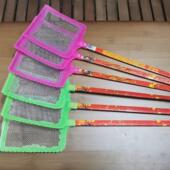 苍拍特大号加长杆加厚家用牛筋不腐不锈钢钢丝网老式 蚊蝇苍拍长柄