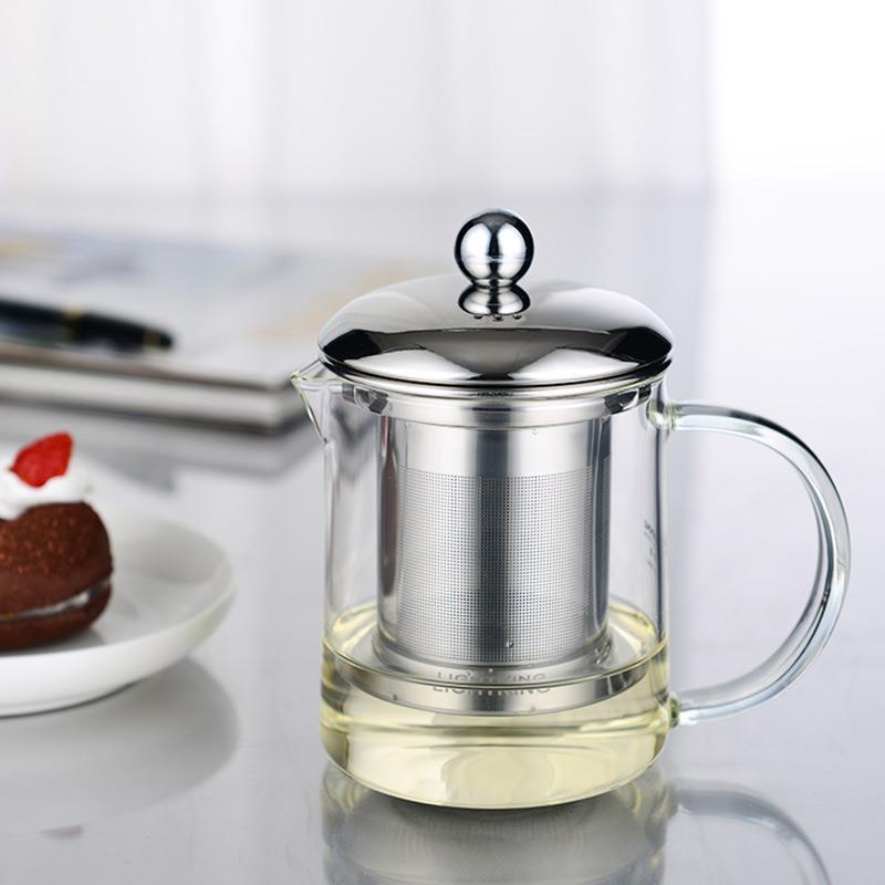 明尊 L-01 飘逸杯泡茶壶单人玻璃茶壶逍遥杯简易泡茶杯沏茶杯家用