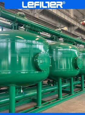 碳钢浅层砂过滤器全自动砂滤农业灌溉石英砂石滤水器旁通砂滤器