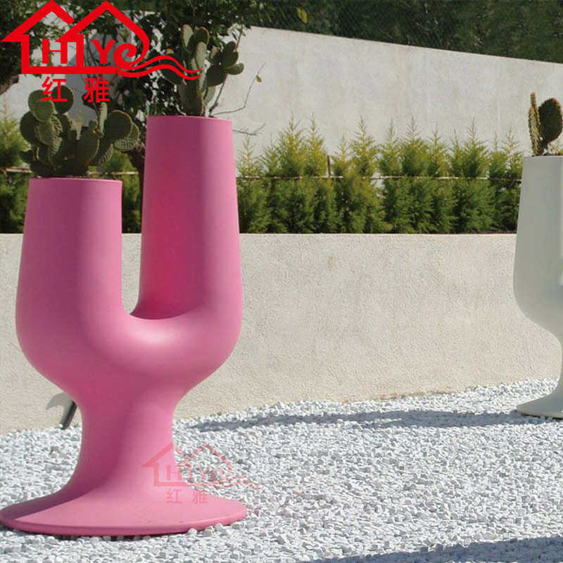 爆款玻璃钢组合花盆欧式异形花器商场装饰大花瓶酒店样板间花箱,鲜花速递/花卉仿真/绿植园艺,花盆,淘宝优惠券,粉丝福利购,淘宝优惠卷