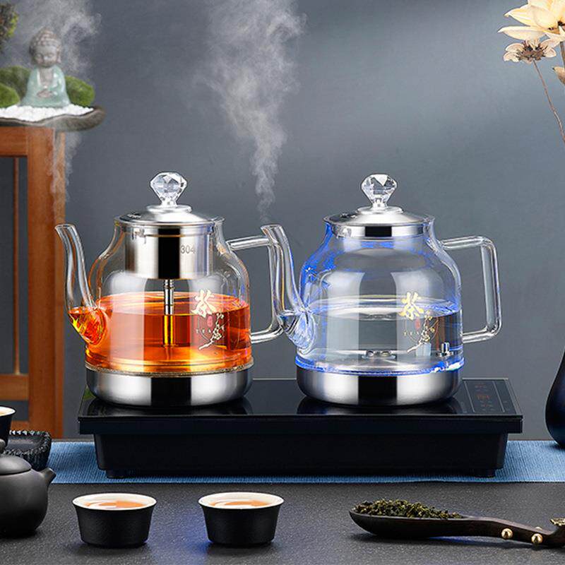 全自动上水壶电热烧水茶台一体家用抽水煮茶泡茶茶具器双上水套装